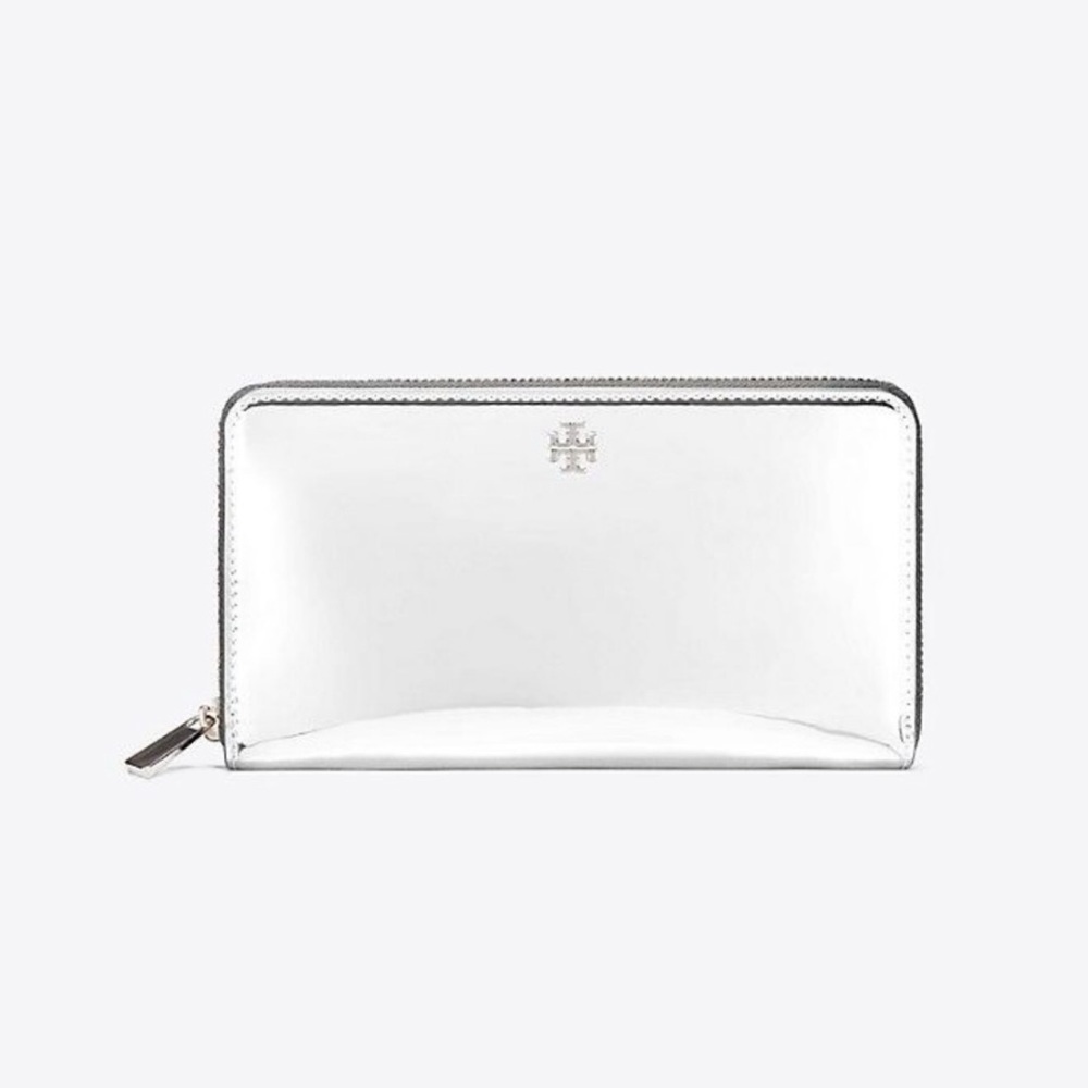 Robinson Mirror Metallic Zip Wallet